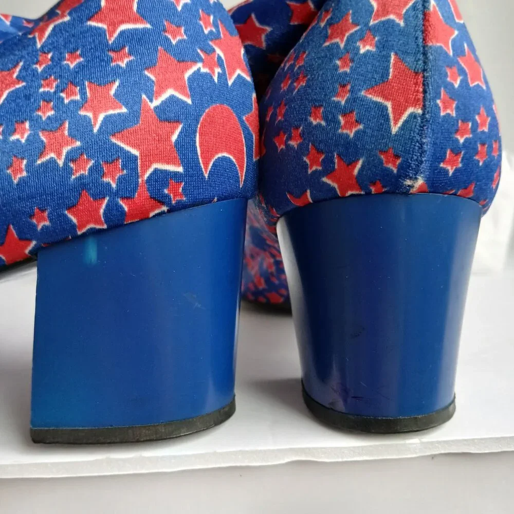 Vintage Mod 1969 Peter Max 'Cosmic 60's' Pant-T-Boots Stars & Moons Sz 9/10L